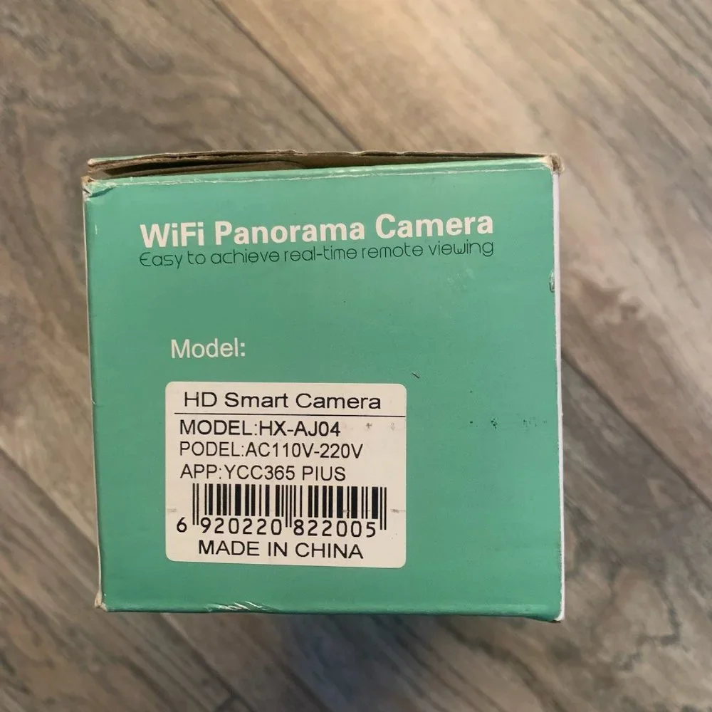 NWT GLORYSUNSHINE WIFI PANORAMA HD SMART LIGHT BULB CAMERA-355°Pan 90°TILT